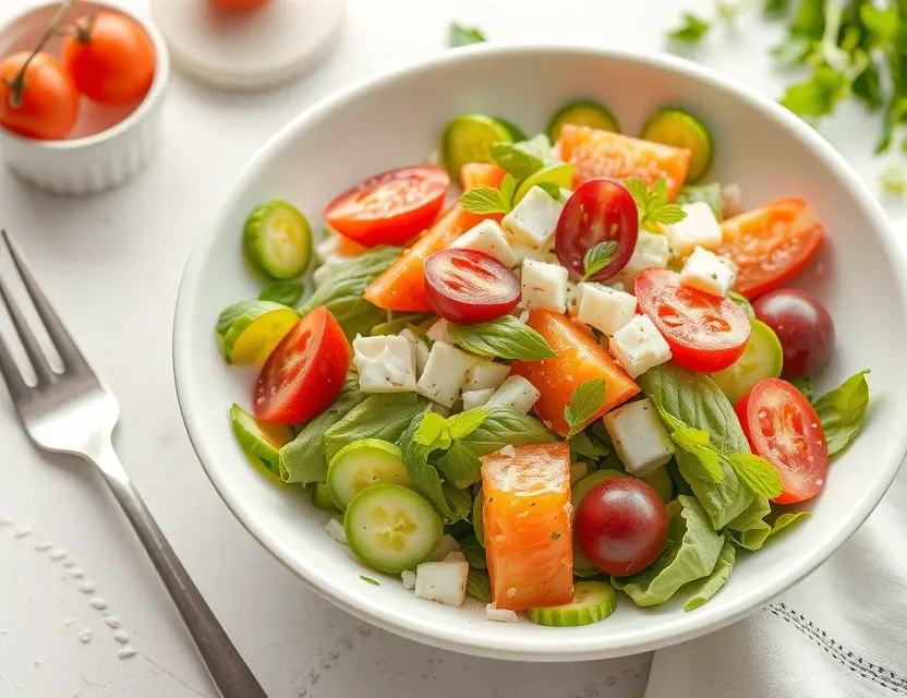 Легкий и вкусный салат